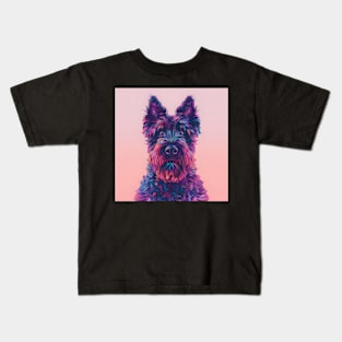 Bouvier des Flandres in 70's Kids T-Shirt